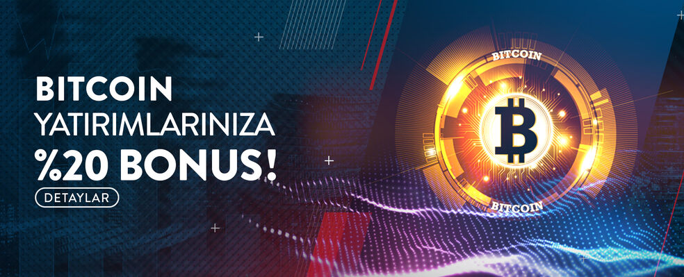 Bitcoin Yatırımlarınıza %20 Bonus!